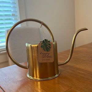 NWT Mini Gold Watering Can